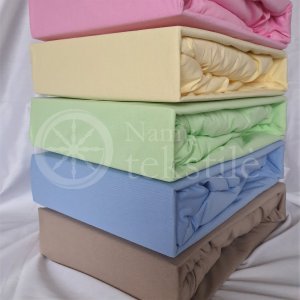 Waterproof jersey fitted sheet 90x200x30